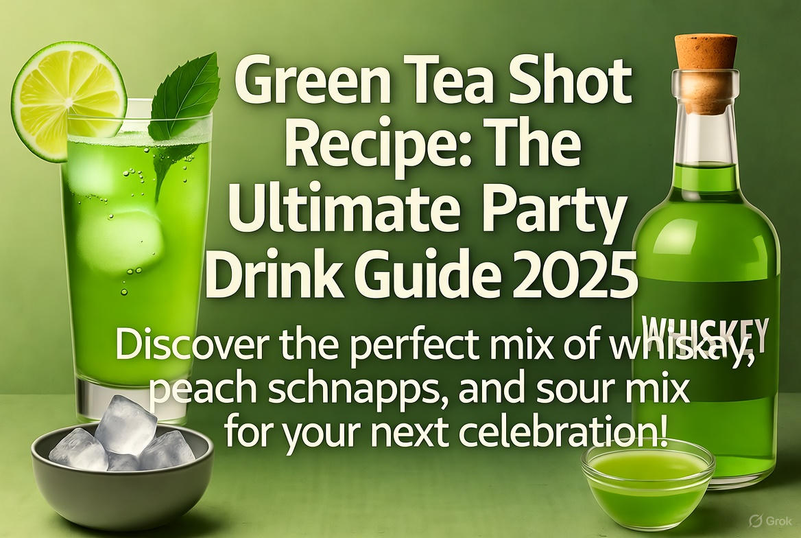 Green Tea Shot Recipe: The Ultimate Party Drink Guide 2025