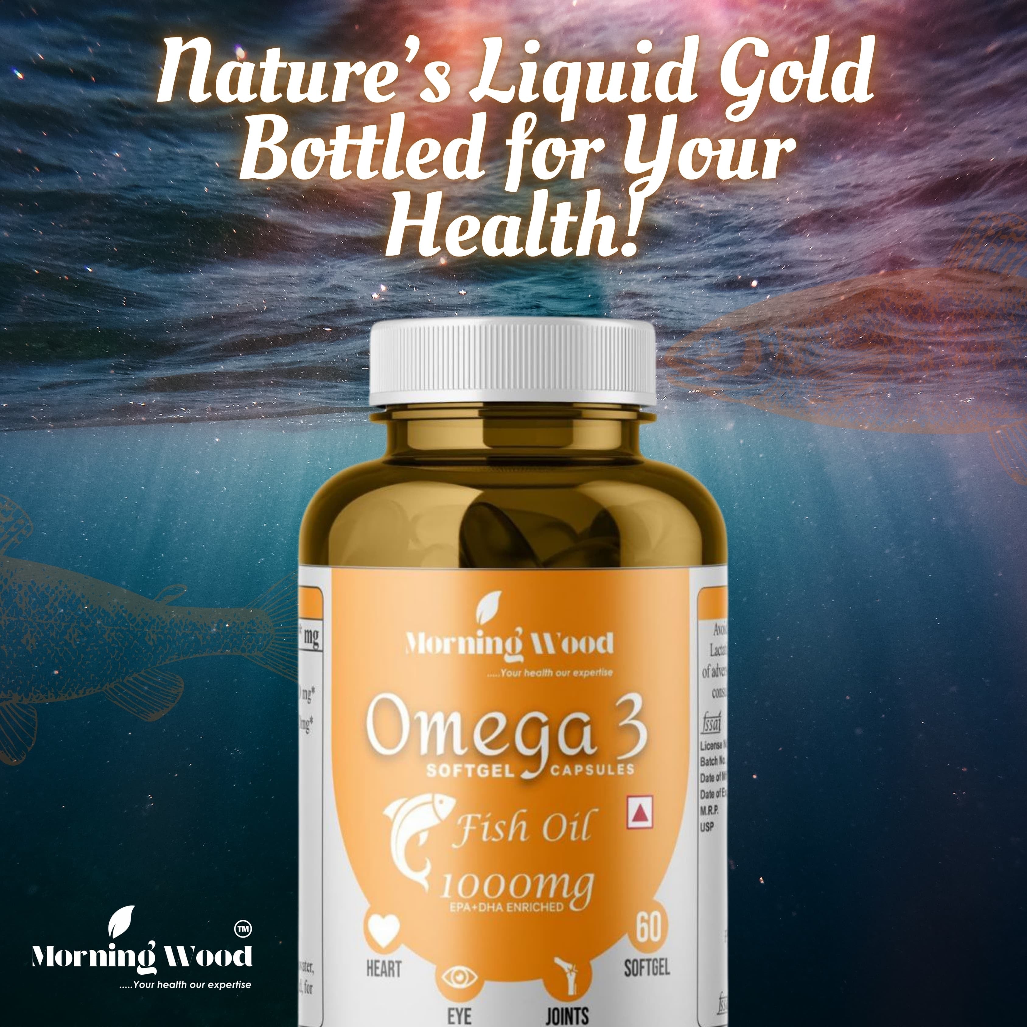 Omega-3 Capsules - 1000mg | Omega-3 Fatty Acids: Benefits and Supplements