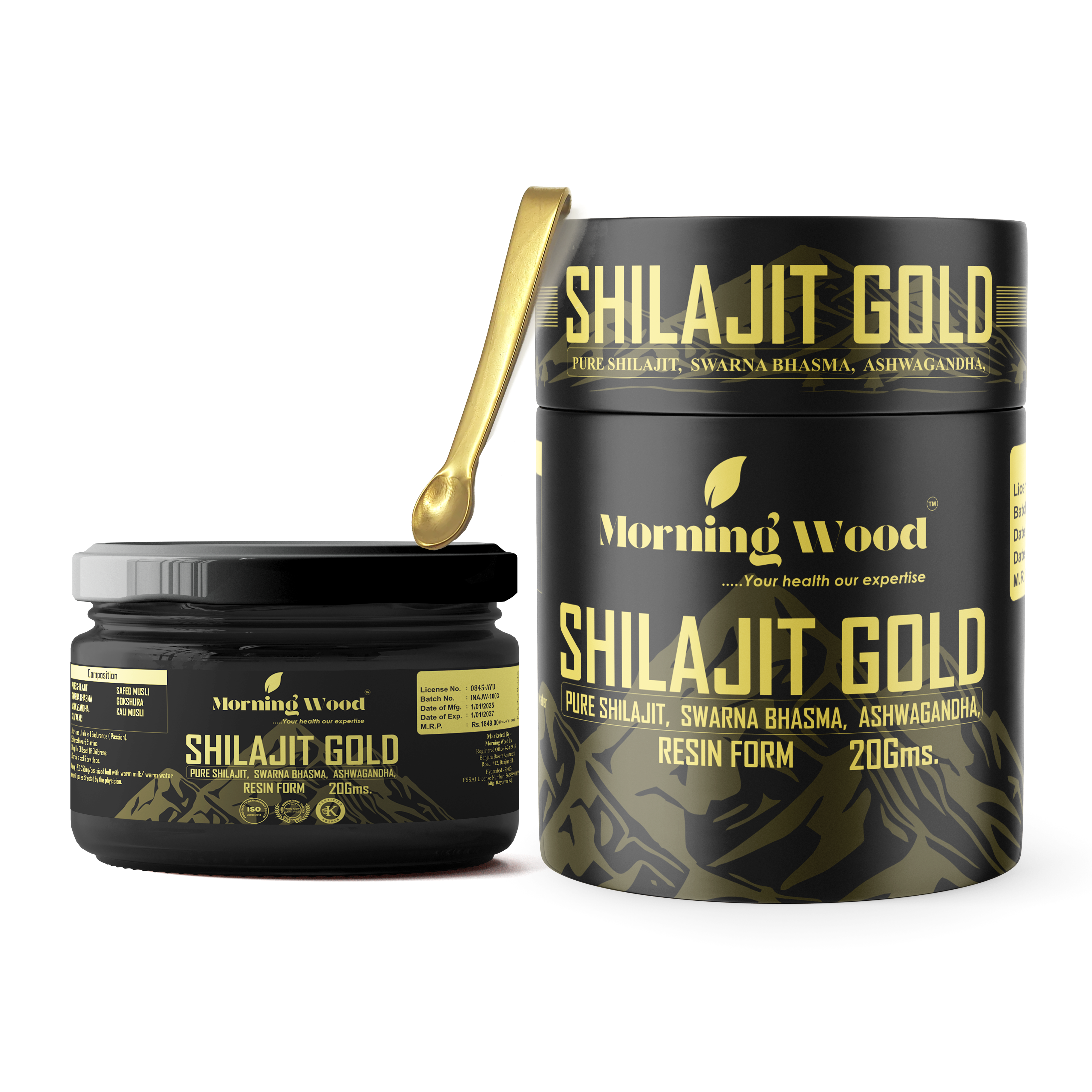 Shilajit Gold Resin - 20 Grams