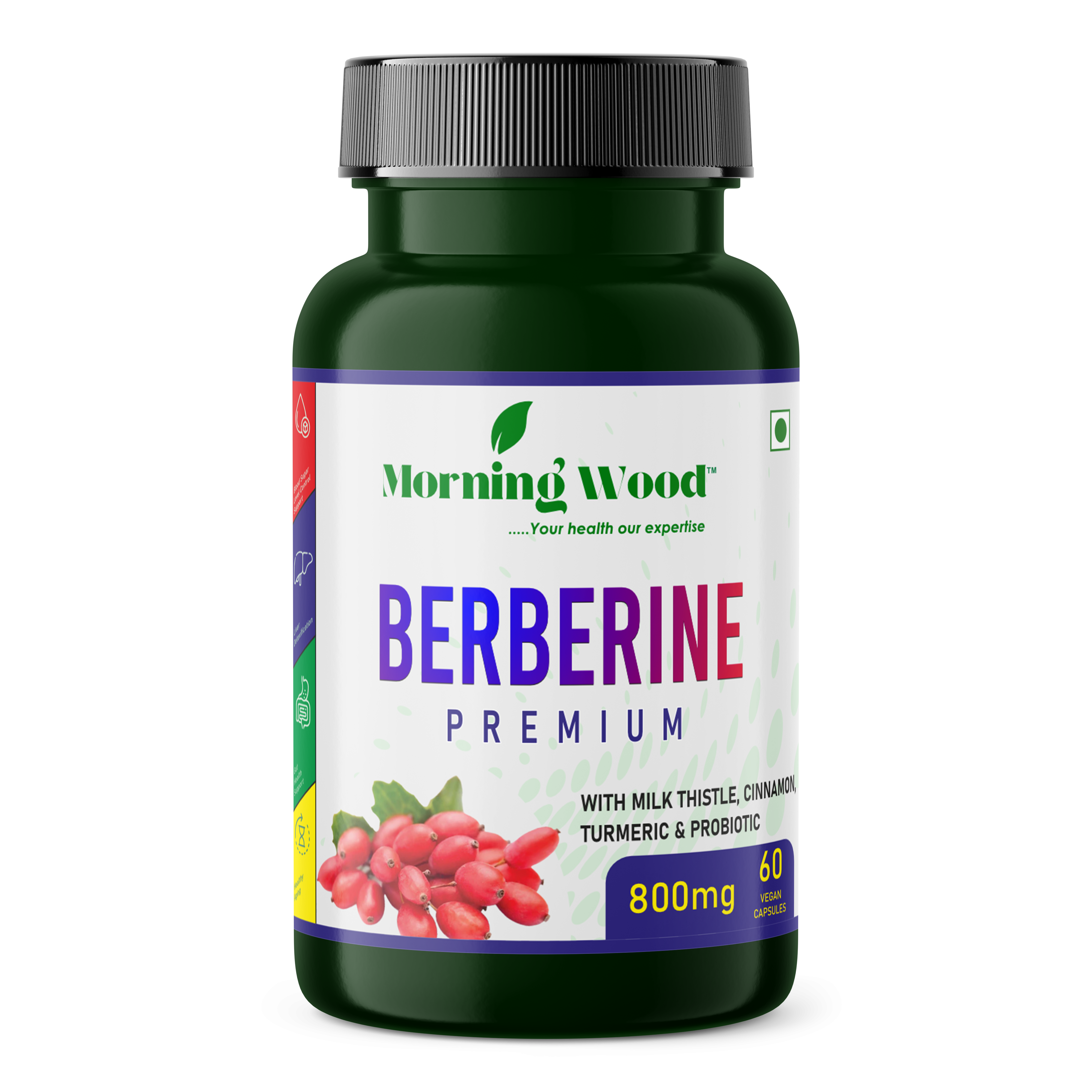 Berberine Premium Capsules - Blood Sugar Support Supplement | Morningwood