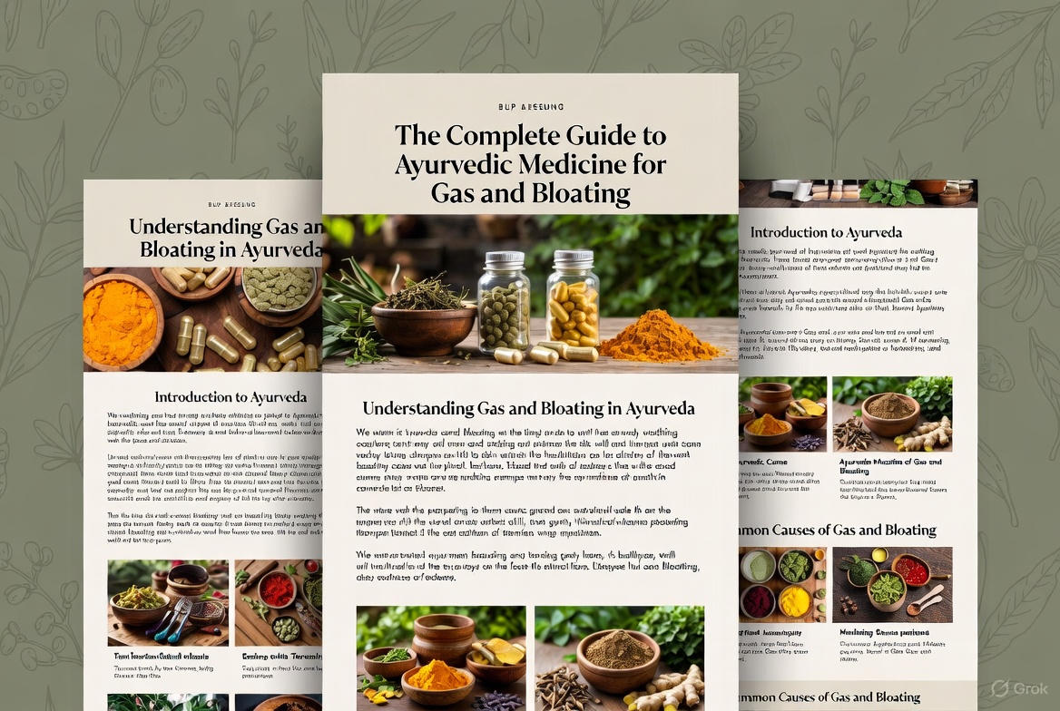 The Complete Guide to Ayurvedic Medicine for Gas and Bloating