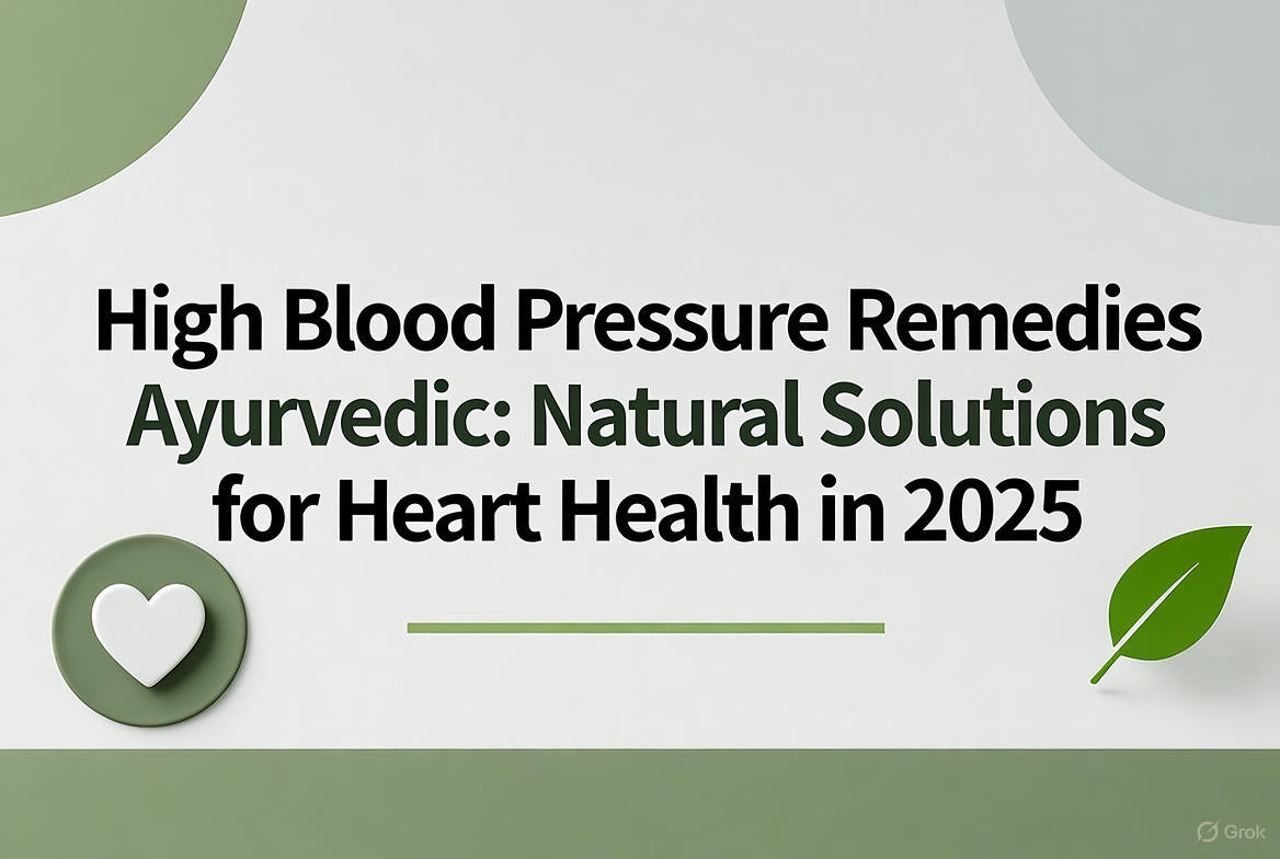 High Blood Pressure Remedies Ayurvedic: Natural Solutions for Heart Health in 2025
