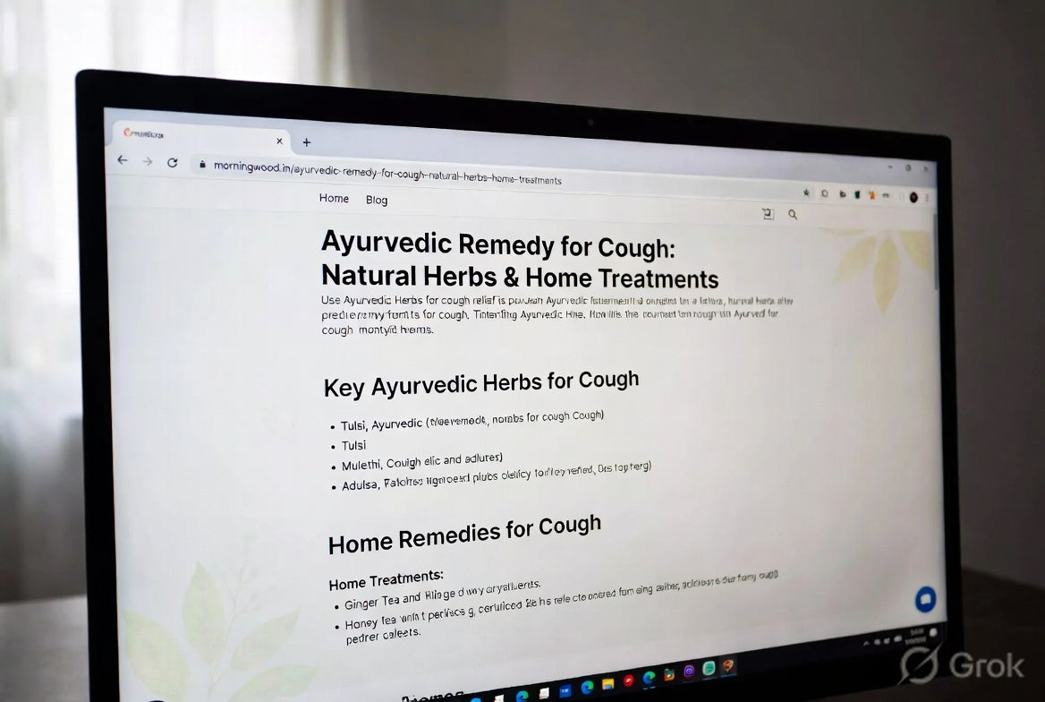 Ayurvedic Remedy for Cough: Natural Herbs & Home Treatments | Morning Wood