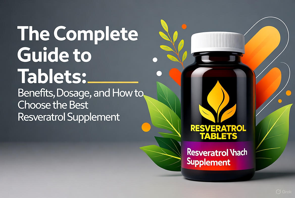 Resveratrol Tablets : The Complete Guide to Resveratrol Tablets: Benefits, Dosage, and How to Choose the Best Resveratrol Supplement