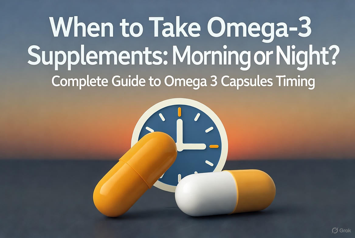 When to Take Omega-3 Supplements: Morning or Night? Complete Guide to Omega 3 Capsules Timing