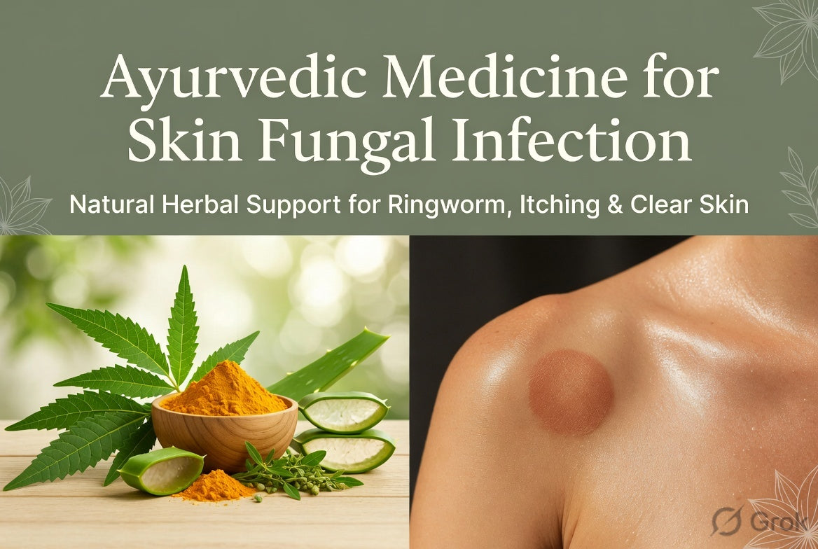 Ayurvedic Medicine for Skin Fungal Infection: Natural Herbal Support for Ringworm, Itching & Clear Skin | Morning Wood