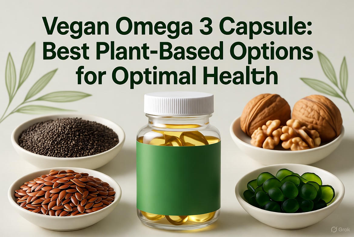 Vegan Omega 3 Capsule: Best Plant-Based Options for Optimal Health