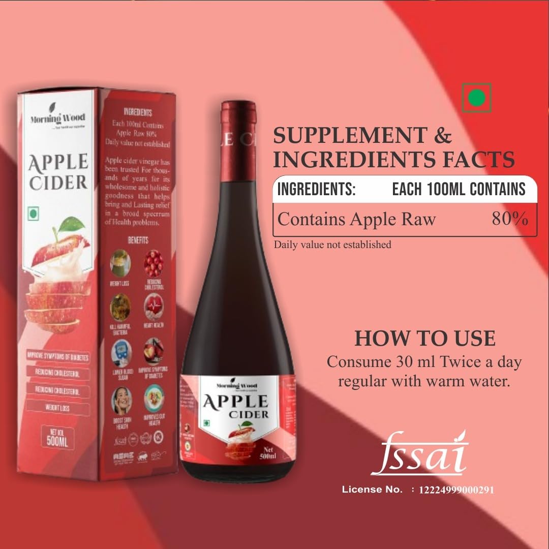 Apple Cider Vinegar Juice 500ml | MorningWood