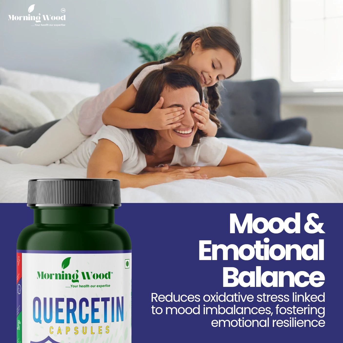 Quercetin Capsules 500mg - 60 Count | MorningWood